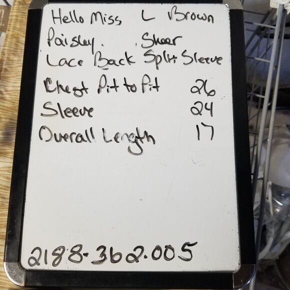 Hello Miss L Top Cropped Paisley Lace Back Sheer Bohemian Goblin Fairy Grunge - Picture 9 of 9